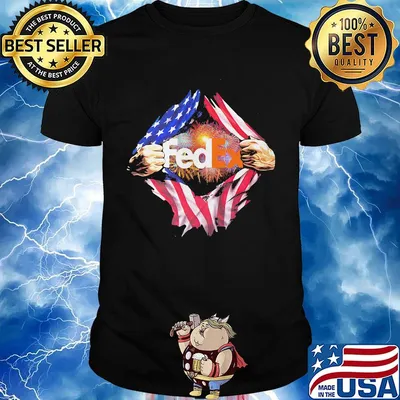 Blood insides fedex firework american flag independence day shirt