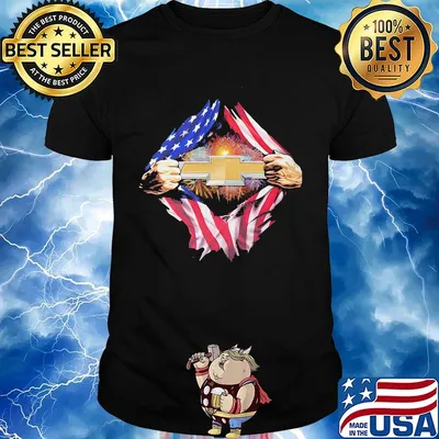 Blood insides general motors firework american flag independence day shirt