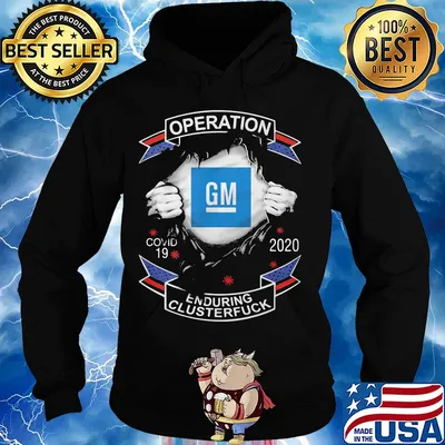 Blood insides general motors operation covid-19 2020 enduring clusterfuck s Hoodie