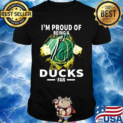 Blood insides I'm proud of being a oregon ducks fan shirt