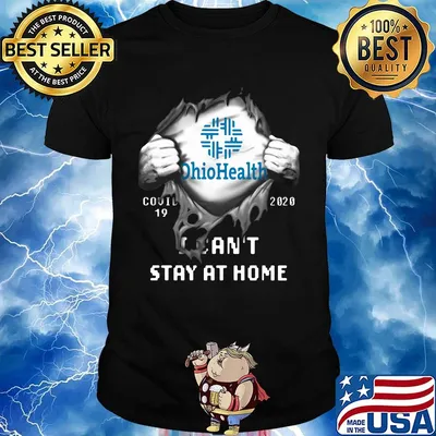 Blood insides ohio health covid-19 2020 i can't stay at home shirt