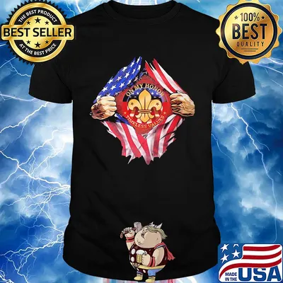 Blood insides on my honor timeless values american flag independence day shirt