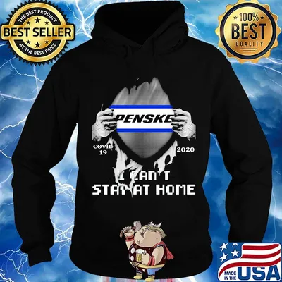 Blood insides penske covid-19 2020 i can't stay at home s Hoodie