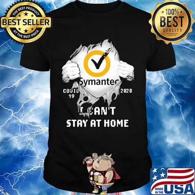 Blood insides symantec covid-19 2020 i can't stay at home shirt