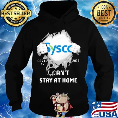 Blood insides sysco covid-19 2020 I can't stay at home s Hoodie