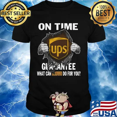 Blood insides ups on time guarantee what can brown do for you shirt