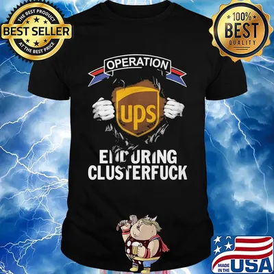 Blood insides ups operation covid-19 2020 enduring clusterfuck shirt