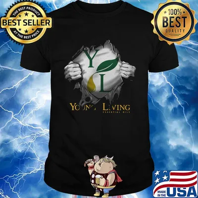 Blood insides young living essential oils shirt