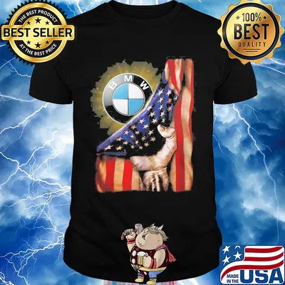 Bmw american flag happy independence day shirt