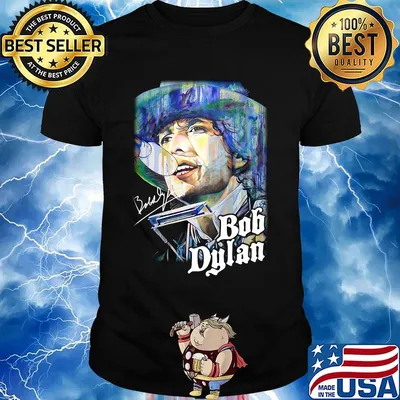 Bob dylan signature art shirt
