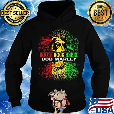 Bob marley roots rock rebel juneteenth black lives matter tree s Hoodie