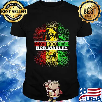 Bob marley roots rock rebel juneteenth black lives matter tree shirt