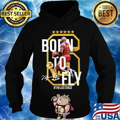 Born to fly the last dance michael jordan basketball signature s Hoodie
