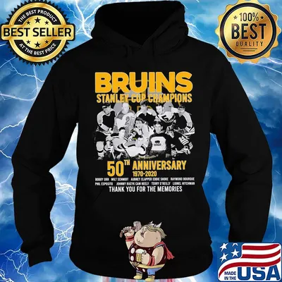 Boston bruins football team stanley cup champions 50th anniversary 1970 2020 thank you for the memories s Hoodie