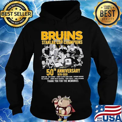 Boston bruins hockey stanley cup champions 50th anniversary 1970 2020 thank you for the memories s Hoodie