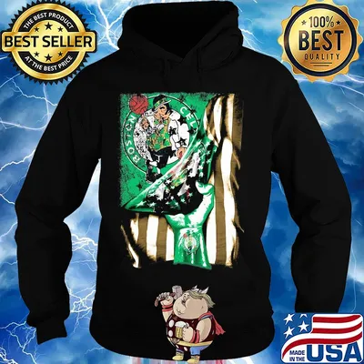 Boston celtics american flag independence day s Hoodie