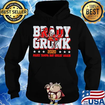 Brady gronk 2020 make tampa bay great again star s Hoodie