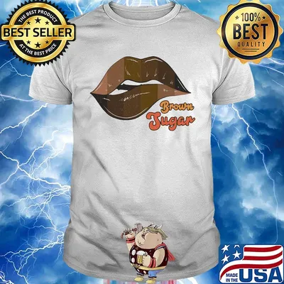 Brown Jugan Sexy Lips Shirt