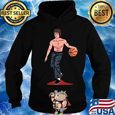 Bruce lee playing basketball s Hoodie