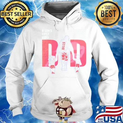 Buffalo bills football a son's first hero a daughter's first love dad father's day s Hoodie