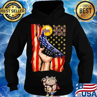 Buffalo wild wings american flag independence day s Hoodie