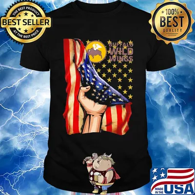 Buffalo wild wings american flag independence day shirt