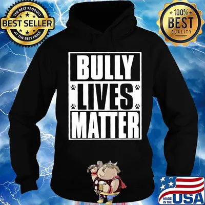 Bully lives matter paws shrit Hoodie