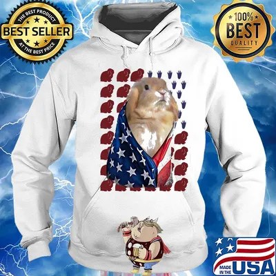 Bunny firework american flag independence day s Hoodie
