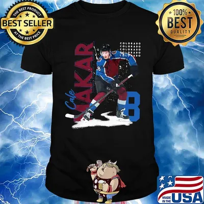 Cale makar 8 colorado ice hockey defenceman player shirt