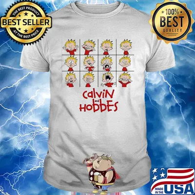 Calvin and hobbes cartoon shirt