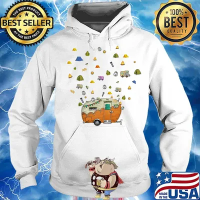 CAMPING TENTS FLASHLIGHT FIREWOOD SHIRT Hoodie