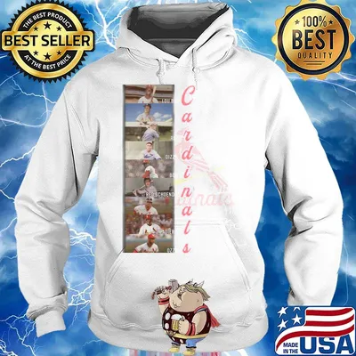 Cardinal team Lou Brock Stan Musial signature s Hoodie