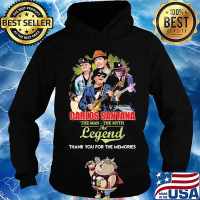 Carlos santana guitar the man the myth the legend thank you for the memories s Hoodie