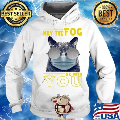 Cat may the fog be with you s Hoodie