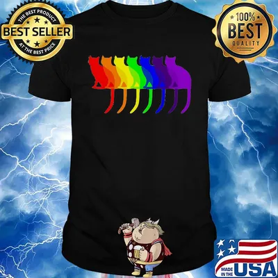 Cat Purride LGBTQ Cat Pride Shirt
