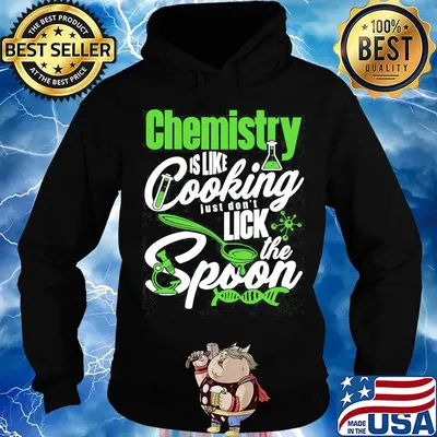 Chemistry is like cooking just don't lick the spoon dna s Hoodie