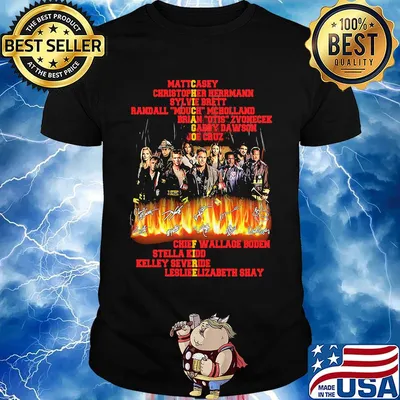 Chicago fire characters signatures shirt