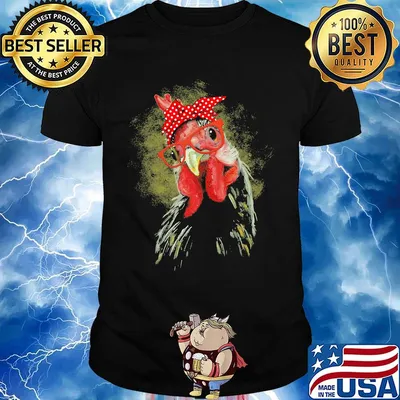 Chicken Face With Staring Eyes Shirt