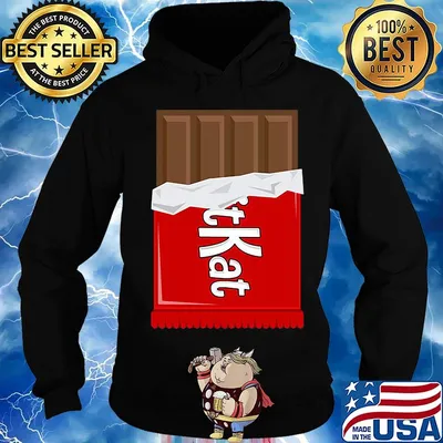 Chocolate kitkat bar funny halloween outfit cosplay s Hoodie