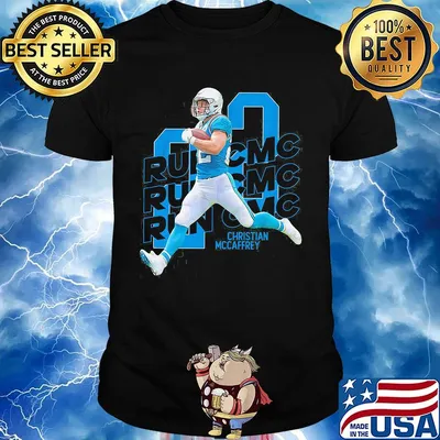 Christian mccaffrey 22 run cmc carolina football shirt