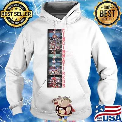 Cincinna tireds team Johnny bench Frank Robinson signature s Hoodie