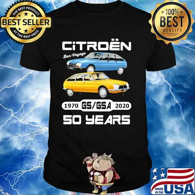 Citroen bon voyage 1970 gsgsa 2020 so years shirt