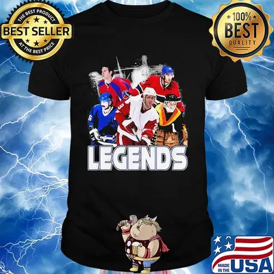 College ice hockey legends shirt
