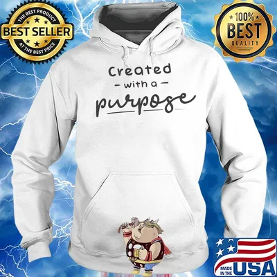 Created with a purpose s Hoodie