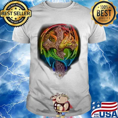 Cross Dragon LGBT Color Shirt