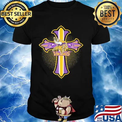 Cross faith minnesota vikings football shirt