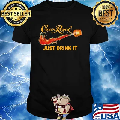 Crown royal wine nike just drink it shirt