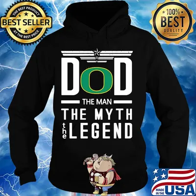 Dad the man the myth the legend oregon ducks happy father's day s Hoodie
