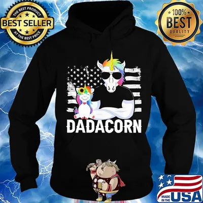 Dadacorn Dad Unicorn Father’s Day Shirt Hoodie