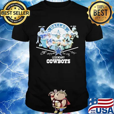 Dallas cowboys legends players signatures shirt